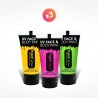 3 tubes 50ml maquillage FLUO