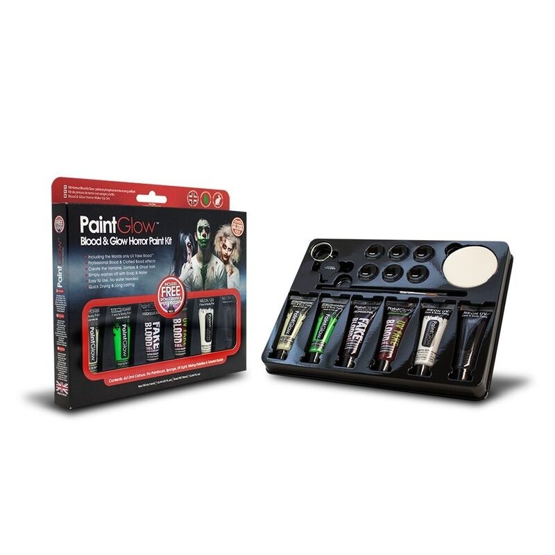 Kit de 6 tubes 13ml maquillage HALLOWEEN